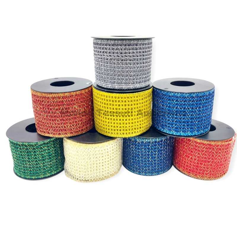 Nastro|Rete Lamè Lurex h70mm